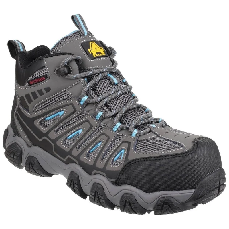 Amblers As802 Waterproof Metal-Free Safety Hiking Boots Womens