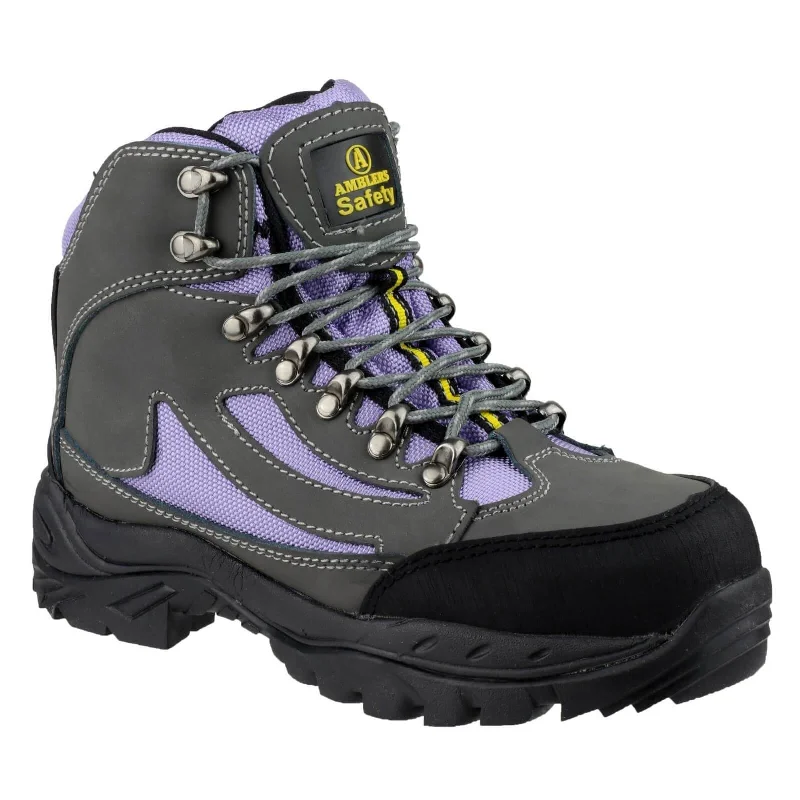 Amblers Fs91 Hardwearing Lace-Up Hiker Safety Boots - Womens