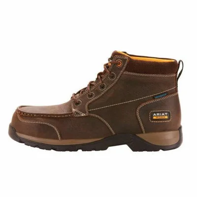 Ariat 10024953 Men Edge LTE Chukka H2O Comp Toe Dark Brown Work Boots