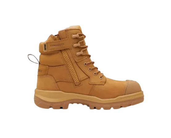 BLUNDSTONE 8560 RotoFlex 6"" Zip Safety Boot - Wheat