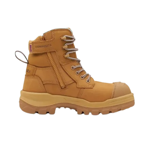 BLUNDSTONE 8860 Ladies RotoFlex Zip Safety Boot - Wheat