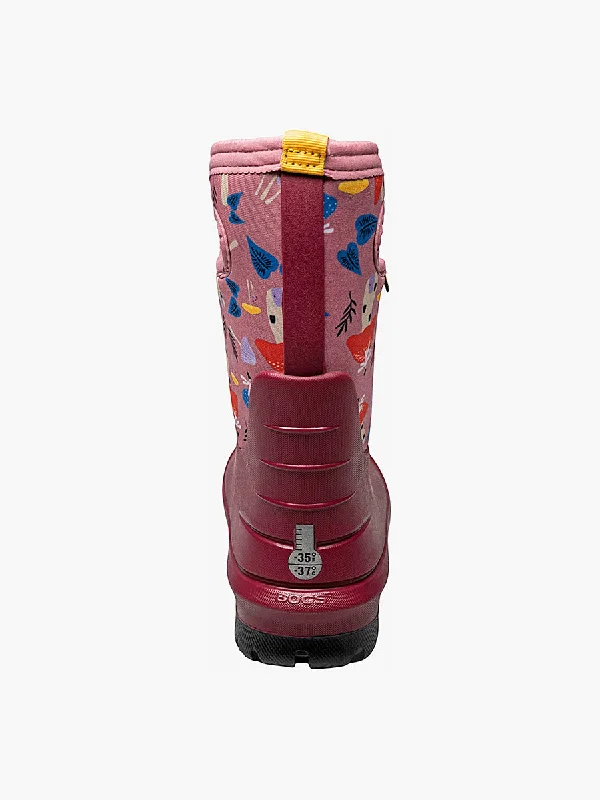 BOGS Tea Rose Multi Mushrooms Neo-Classic Boots