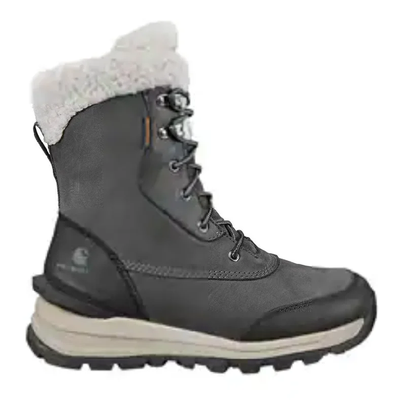 Carhartt Women's Pellston 8"" WP Winter Work Boot - Charcoal - FH8029-W