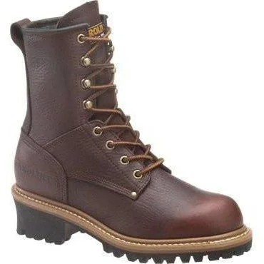 Carolina Women's Elm 8"" Logger Work Boot - Brown - CA421