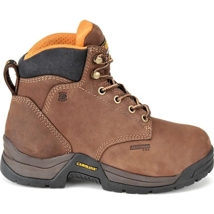 Carolina Women's Raleigh Metguard 5"" AT Slip Resist Work Boot -Brown- CA1428