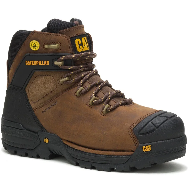 Caterpillar NEW Excavator S3 Wide-Fitting Safety Work Boot | Composite Toe Cap