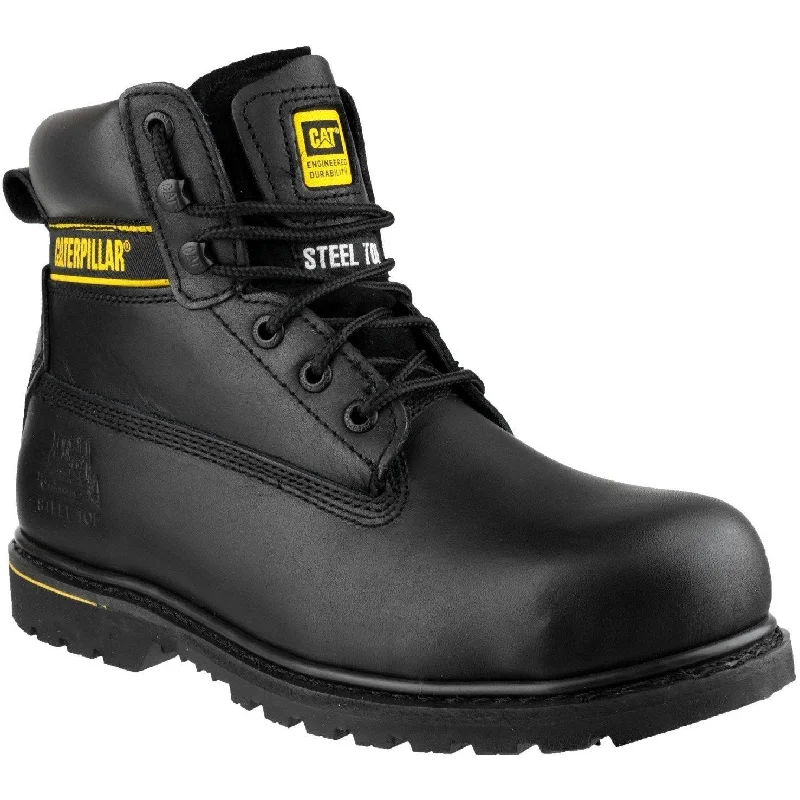 Caterpillar NEW Holton SB Wide-Fit Safety Boots with Steel Toe Cap