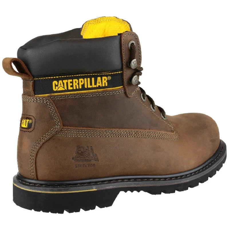 Caterpillar NEW Holton SB Wide-Fit Safety Boots | Steel Toe Cap