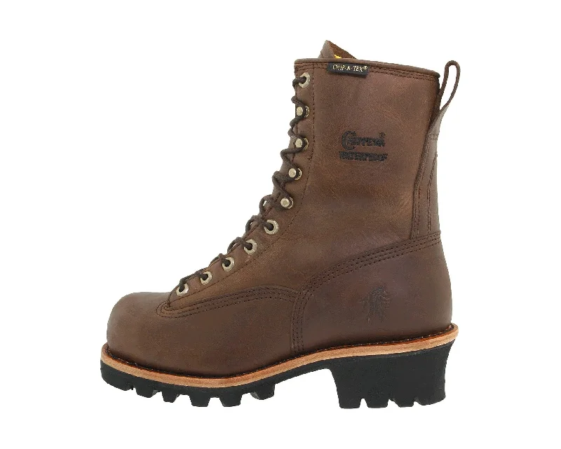 Men's Chippewa 8"" Bay Apache Insulated Waterproof Steel Toe Logger (Wide)