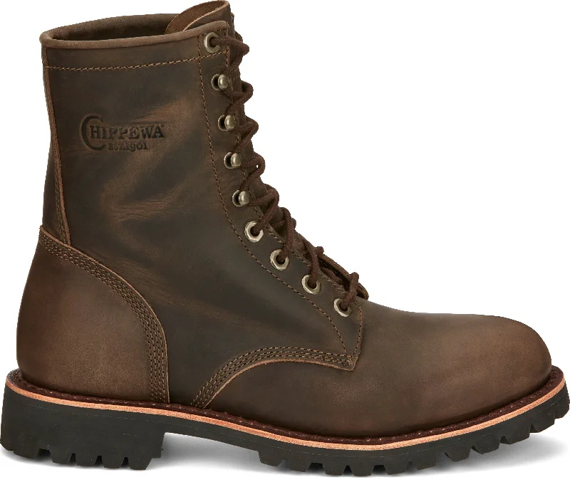 Chippewa Men's Wood Classic 2.0 Soft Toe Lace-Up Work Boots NC2085