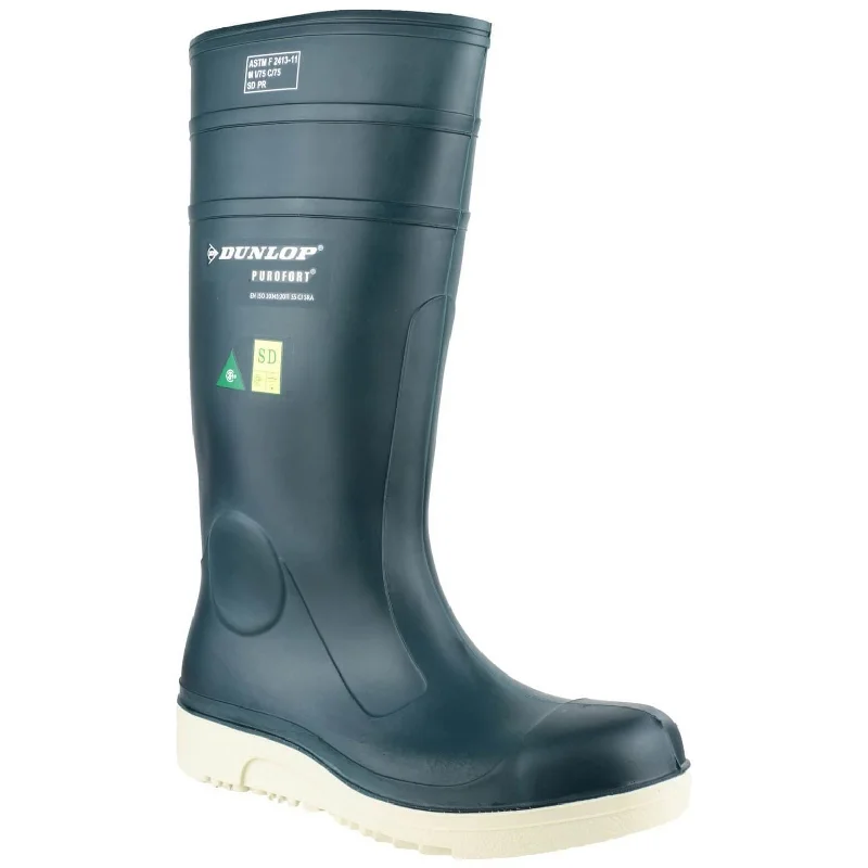 Dunlop Purofort Comfort Grip Safety Wellies Womens