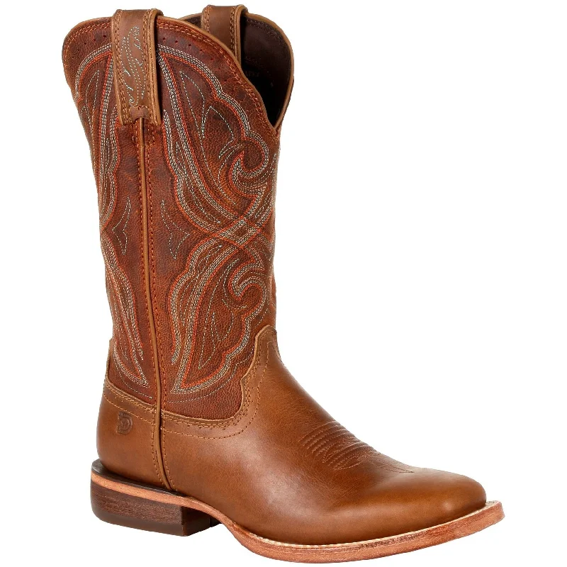 Durango Women's Arena Pro 12"" Square Toe Western Boot Chestnut DRD0380