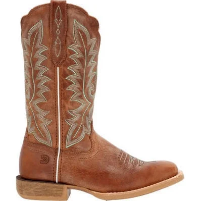 Durango Women's Lady Rebel Pro 12"" Burnished Work Boot -Brown- DRD0437