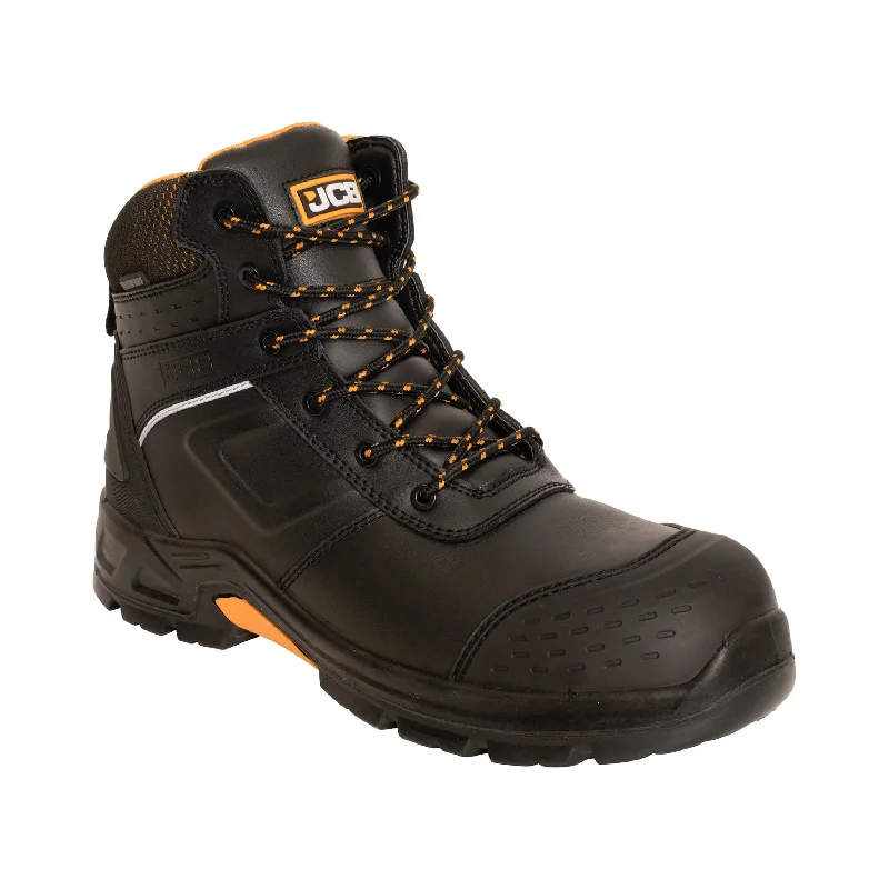 JCB FASTRAC 4000 Black S7S Metal-Free Waterproof Safety Boots