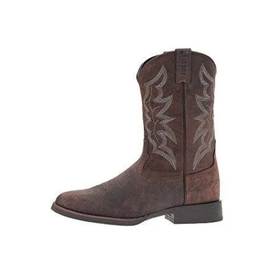 7221 Justin Men's 11"" Stampede Distressed Brown Buster