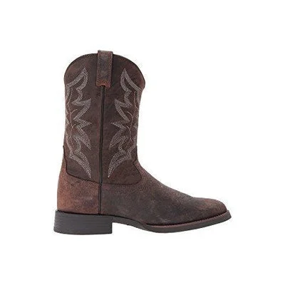 7221 Justin Men's 11"" Stampede Distressed Brown Buster