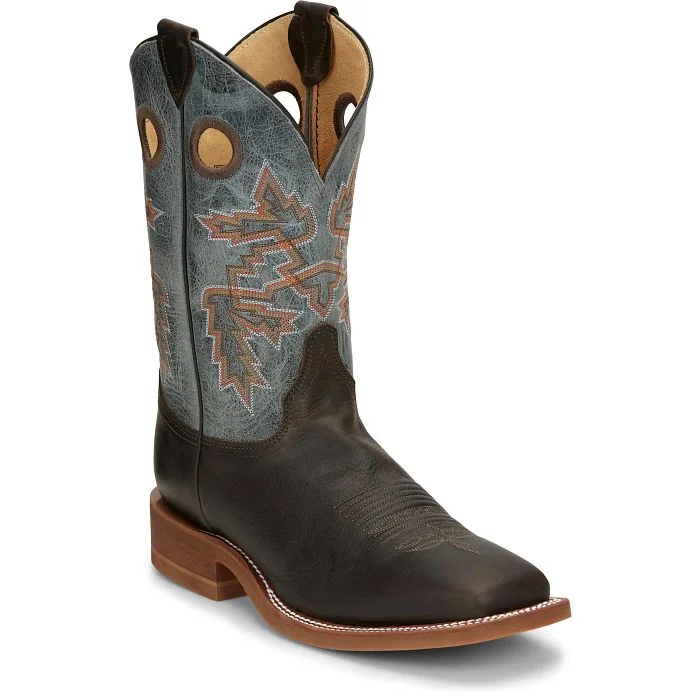 JUSTIN MENS BENDER 11"" WESTERN BOOT BR5349