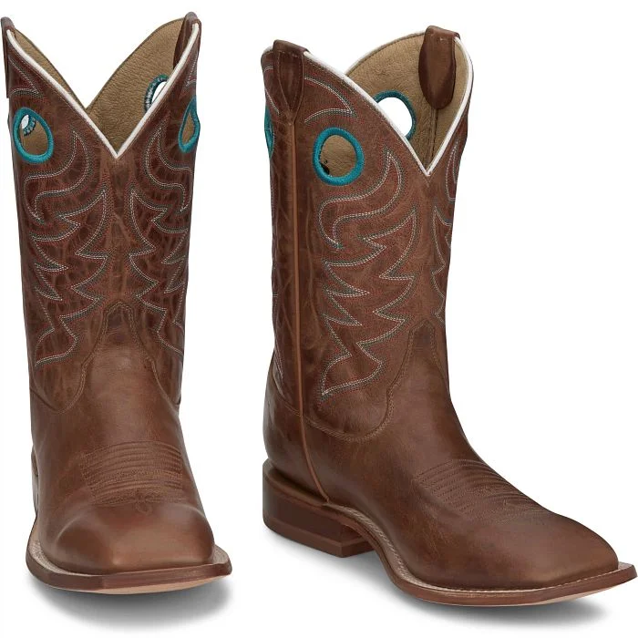 JUSTIN MENS PEARCE 11"" WESTERN BOOT STYLE CJ2531