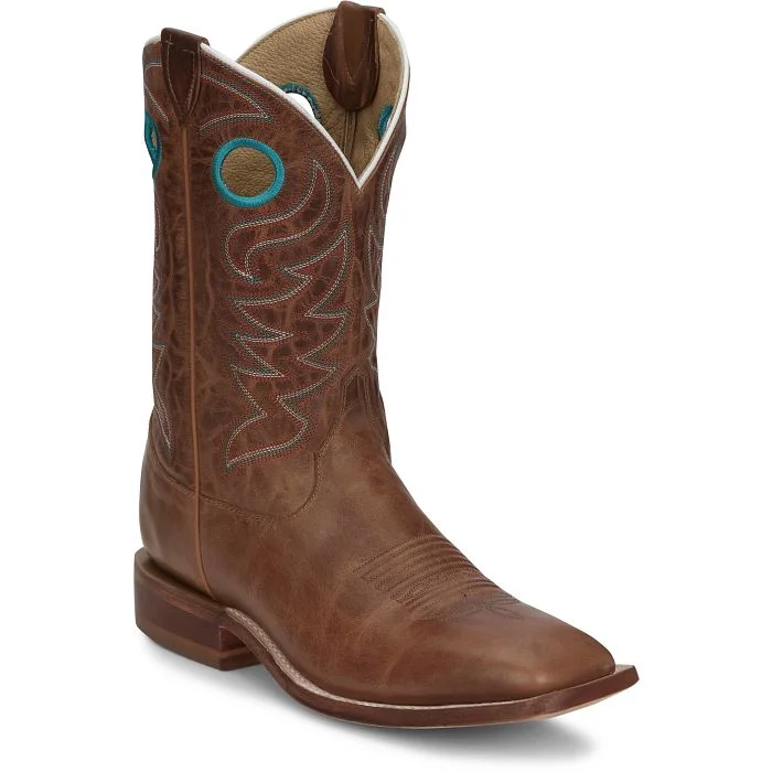 JUSTIN MENS PEARCE 11"" WESTERN BOOT STYLE CJ2531