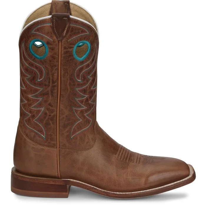 JUSTIN MENS PEARCE 11"" WESTERN BOOT STYLE CJ2531