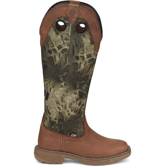 Justin Women's Rush Strike 17"" Western Work Boot -Brown- SE4361