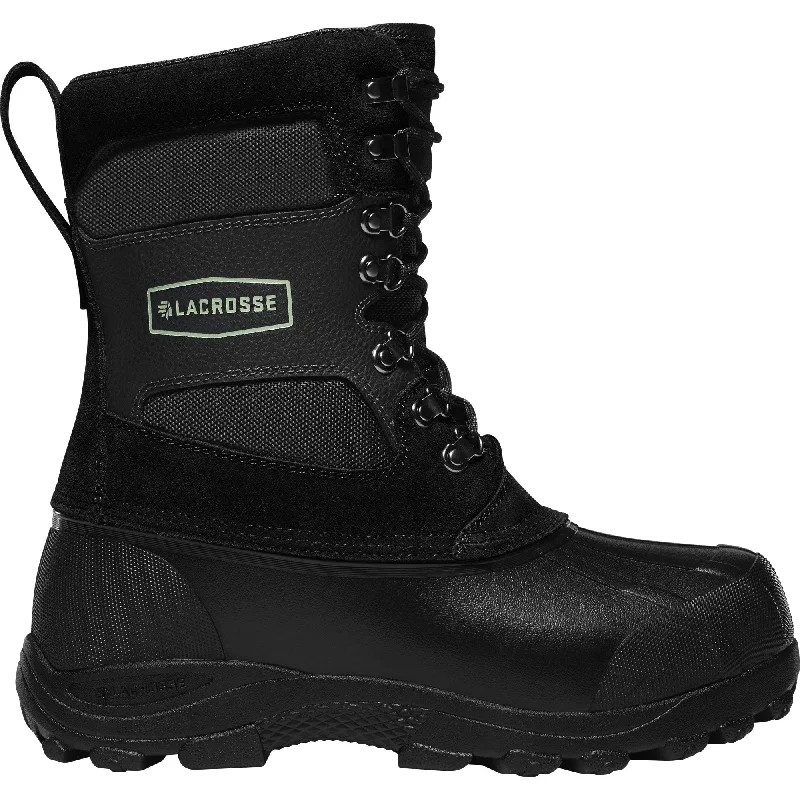 Lacrosse Women's Outpost II 10"" Soft Toe WP Work Boot - Black - 600803