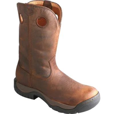 Mens Twisted X Taupe Waterproof All Around Cowboy Boot - Round Toe - MABW001