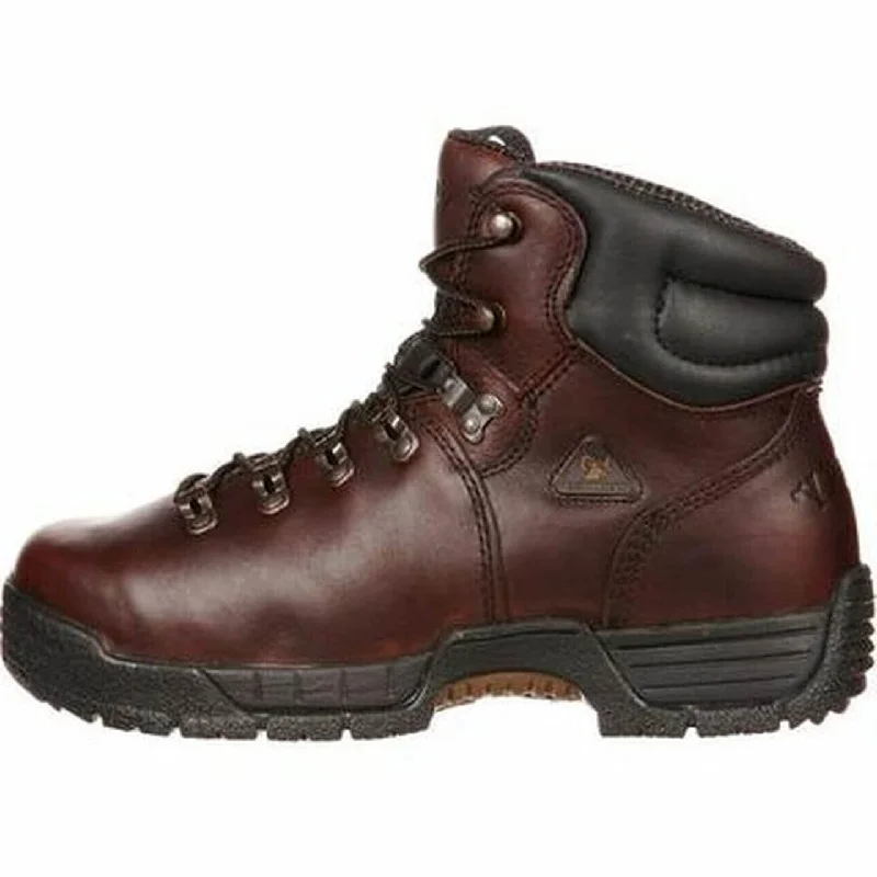 Rocky Men's 6"" Mobilite Round Steel Toe Waterproof Work Boot