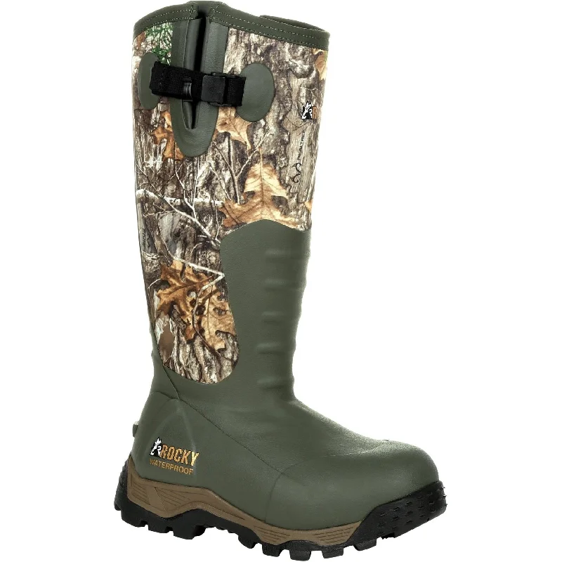 Rocky Women's Sport Pro 16"" WP 1200G Ins Side Zip Hunt Boot Realtree RKS0479