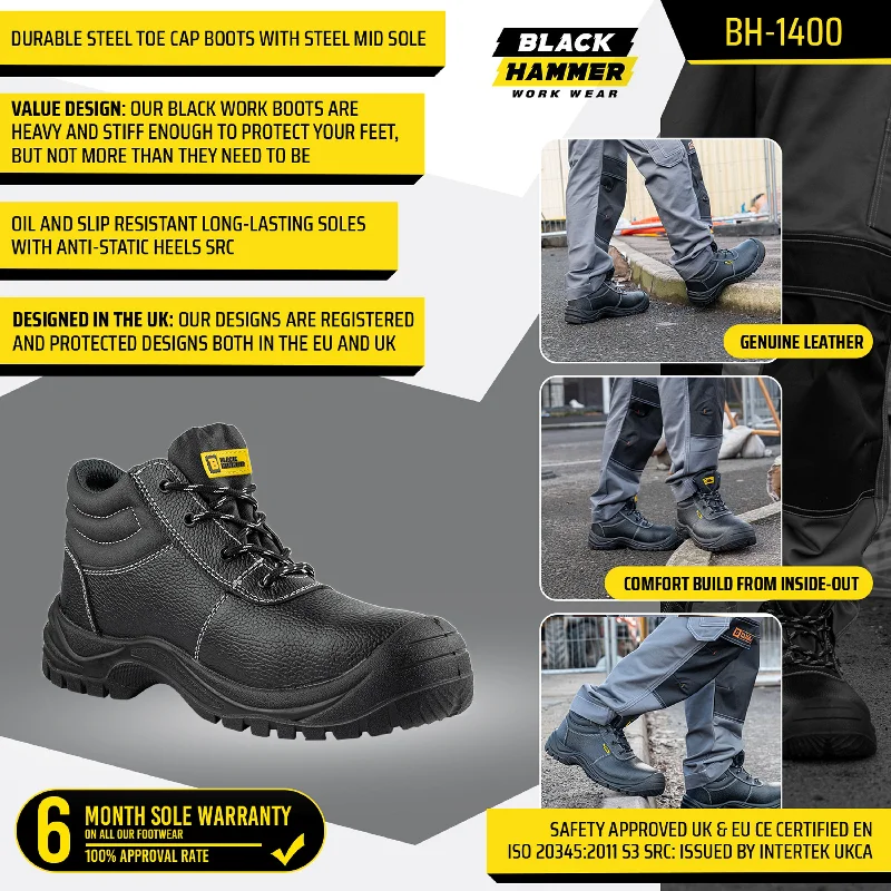 1400 Mens S3 SRC Safety Boots