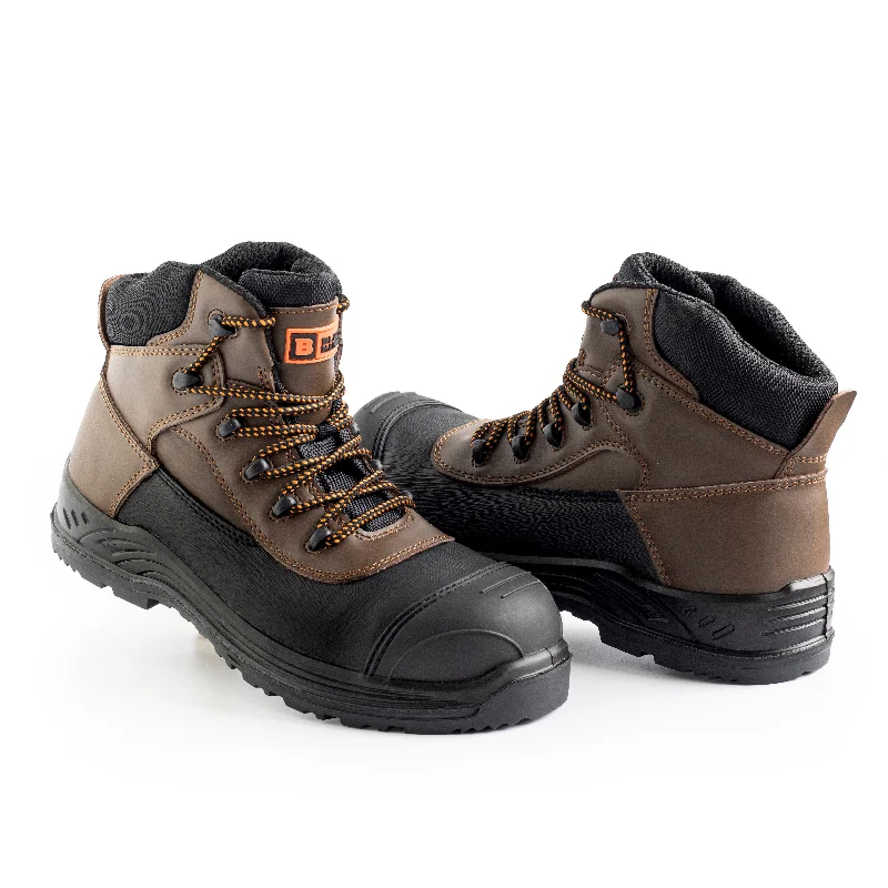 2244 Mens Brown Heavy Duty Safety Boots