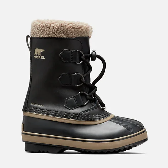 Sorel Black Yoot Pac Children’s Boot