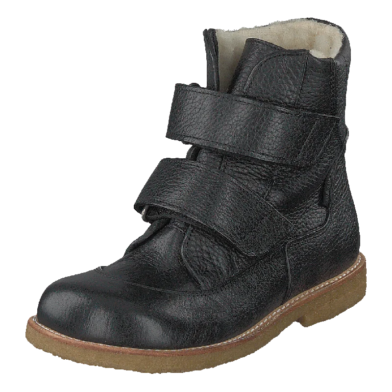 Tex-boot With Velcro Straps Black