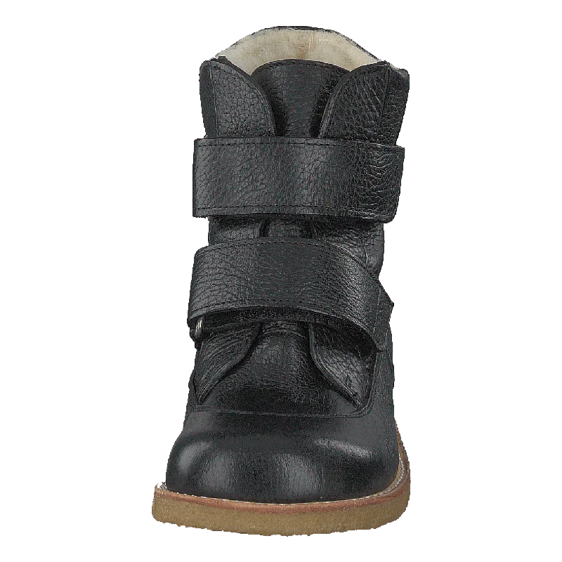 Tex-boot With Velcro Straps Black