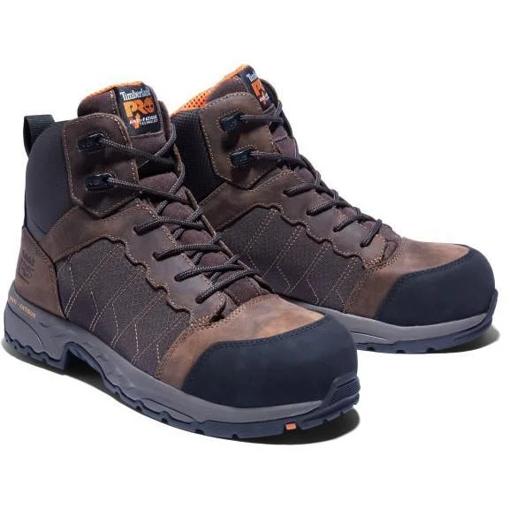 Timberland Pro Men's Payload 6"" Comp Toe Work Boot- Brown- TB0A27JM214