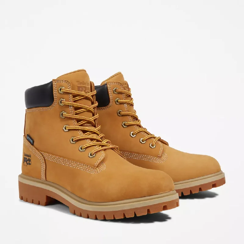 Timberland Pro Women's Direct Attach 6"" WP Work Boot -Wheat- TB0A2QZX231