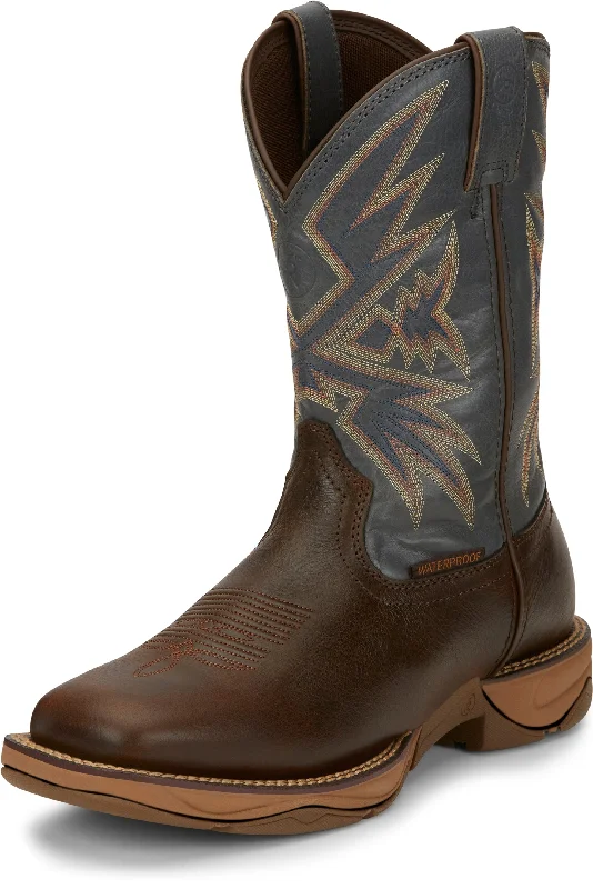 Tony Lama Men's Bartlett 3R Coffee Brown Pull On Work Boots RR3358