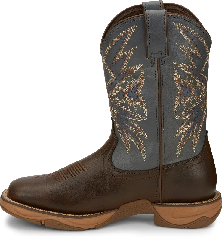 Tony Lama Men's Bartlett 3R Coffee Brown Pull On Work Boots RR3358