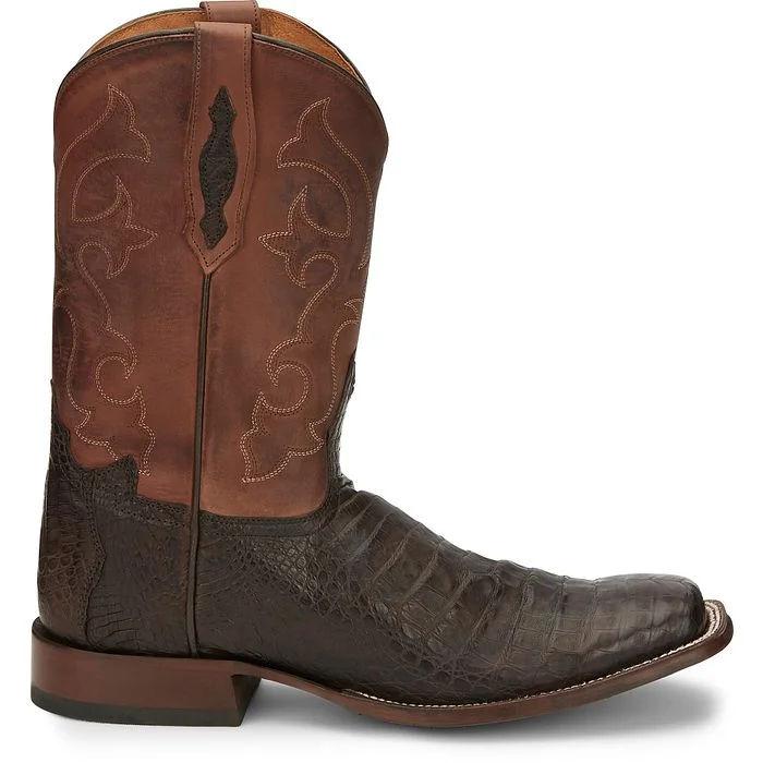 TONY LAMA MENS CANYON 11"" CAIMAN BELLY TAIL STYLE TL5251