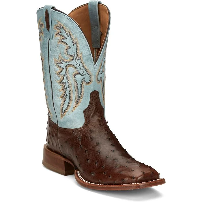 TONY LAMA MENS CASTILLO 11"" FULL QUILL OSTRICH STYLE EP6093