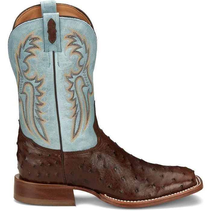 TONY LAMA MENS CASTILLO 11"" FULL QUILL OSTRICH STYLE EP6093