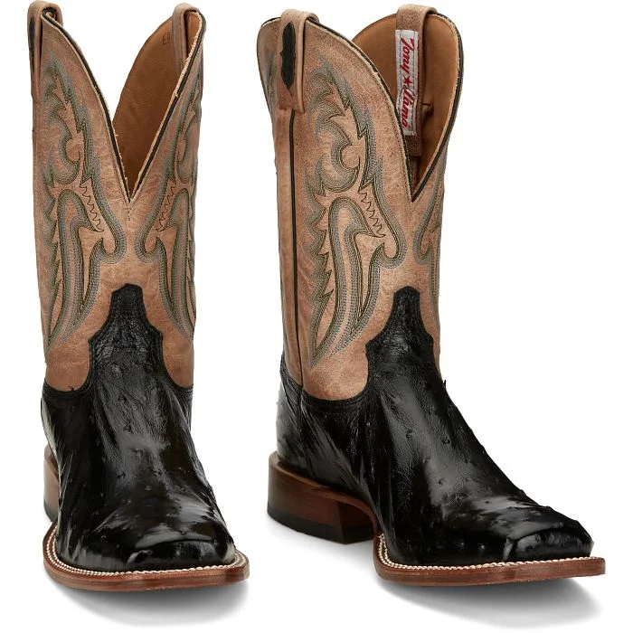 TONY LAMA MENS CASTILLO 11"" FULL QUILL OSTRICH STYLE EP6094