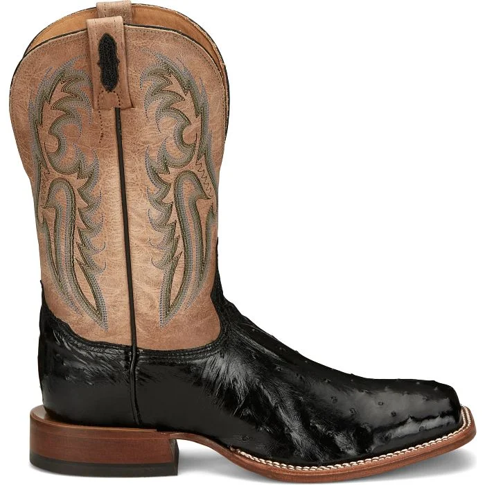 TONY LAMA MENS CASTILLO 11"" FULL QUILL OSTRICH STYLE EP6094