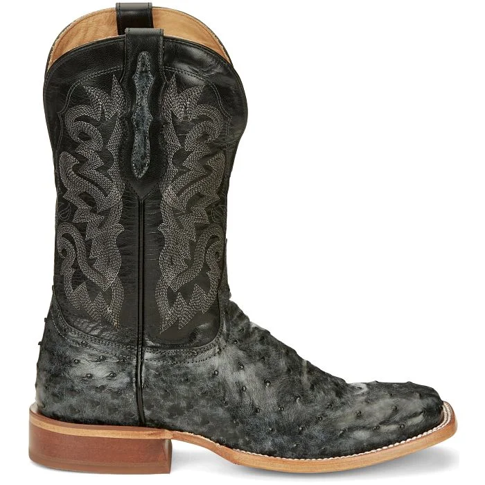 TONY LAMA MENS MOORE 11"" FULL QUILL WIDE SQUARE TOE WESTERN BOOT STYLE TL5355