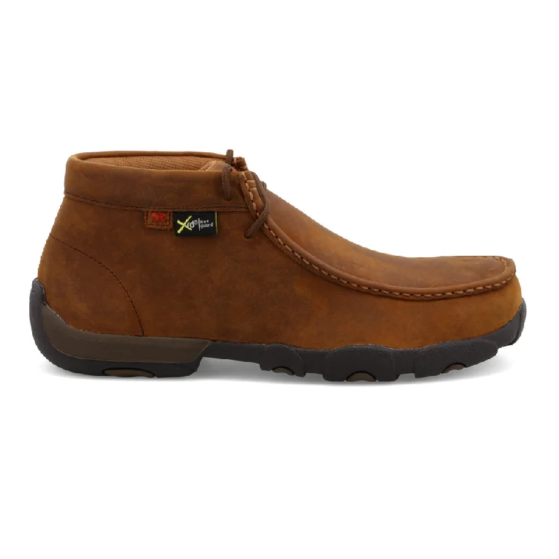 Twisted X Men's Chukka Driving Moc Steel Toe with Met Guard Work Shoe