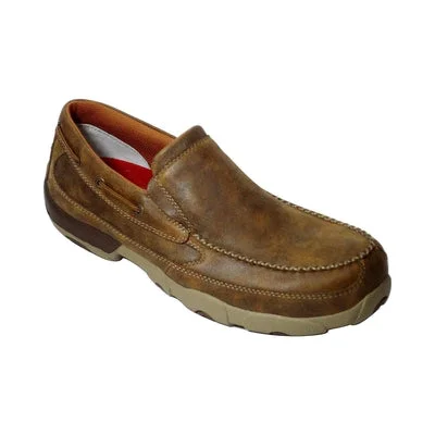 Twisted X Men's Leather Driving Moc - Composite Toe - MDMSC03