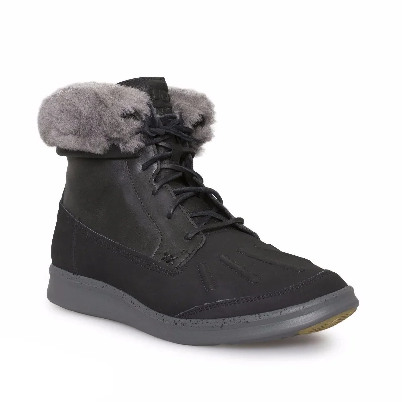 Ugg Roskoe Black Boots