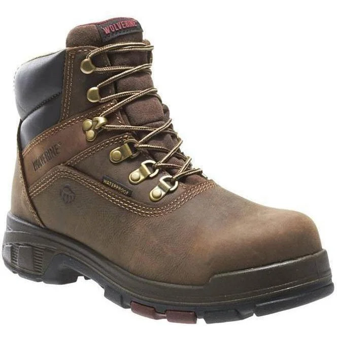 Wolverine Men's Cabor EPX 6"" Comp Toe WP Work Boot - Brown - W10314