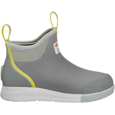 Xtratuf Women's Ankle 6"" WP Slip Resist Deck Sport Boot -Grey- ADSW108