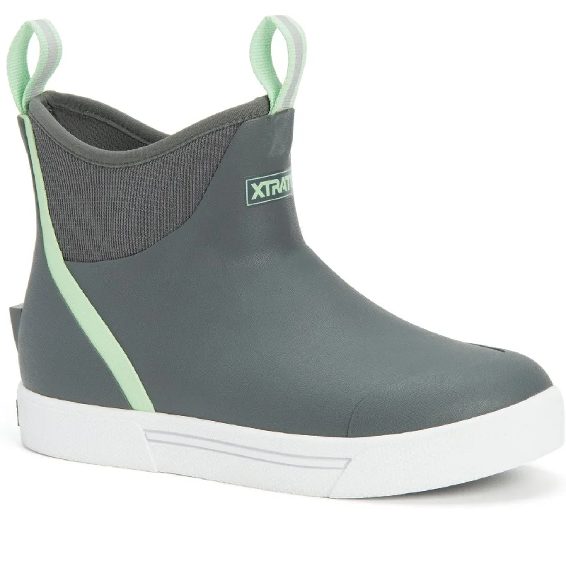 Xtratuf Women's Wheelhouse 6"" Ankle Deck WP Boot - Gray - XWW-700